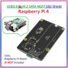 SUPTRONICS X862 USB3.0 to M.2 SATA NGFF SSD Shield for Raspberry Pi 4